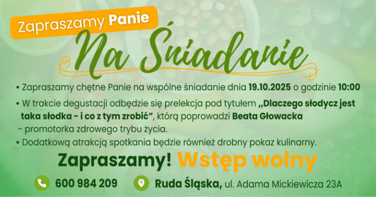 Śniadanie dla Kobiet w Rudzie Śląskiej | 19 października 2025