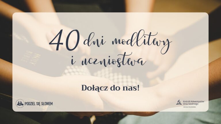 40 dni modlitwy i uczniostwa